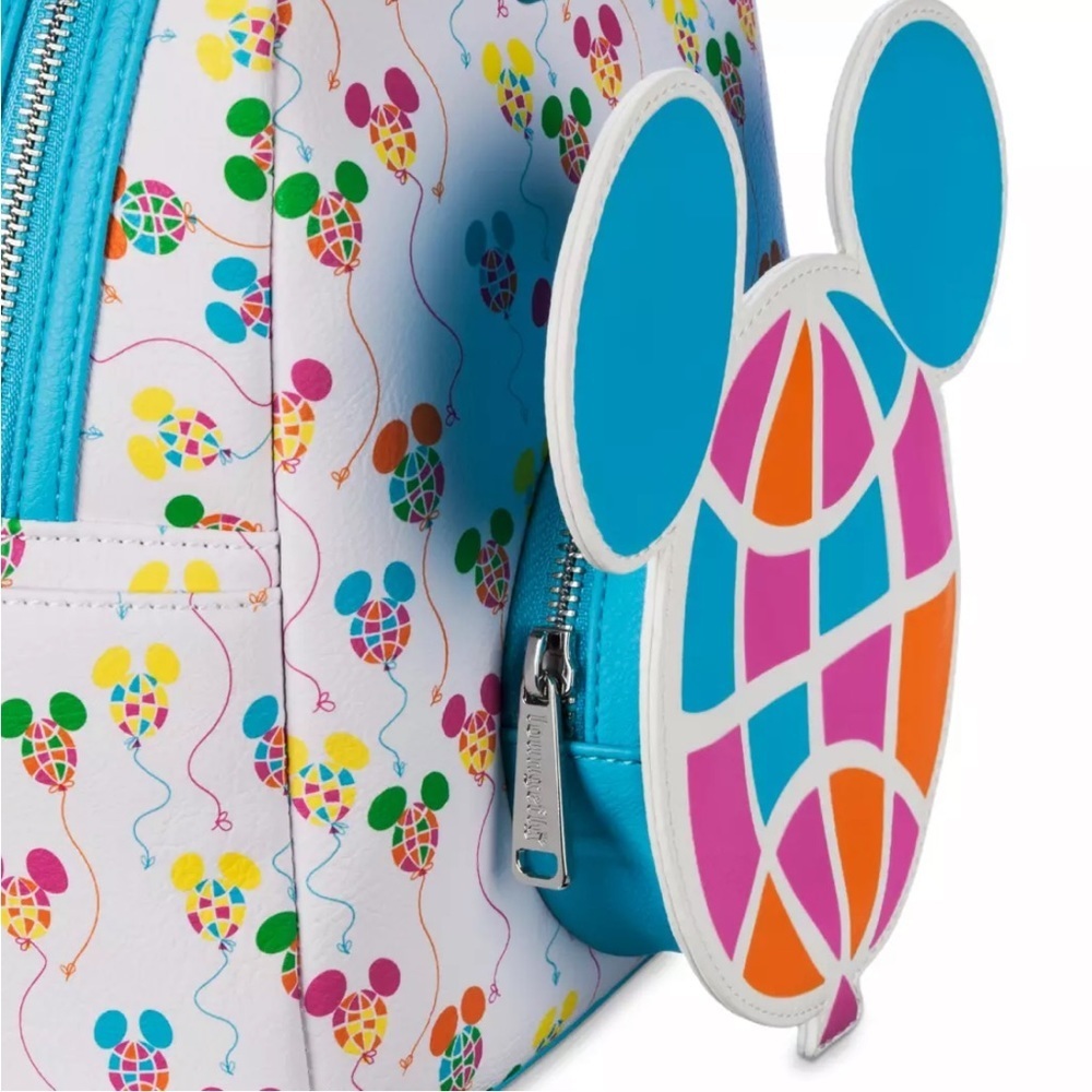 Disney Mickey Mouse Balloon Loungefly Backpack - Picture 4 of 9